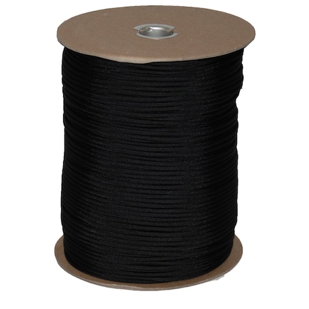 T.W. Evans Cordage Co. 1000 ft. Paracord Spool Black 6510B